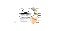 Desktop Screenshot of brett-und-stein.de